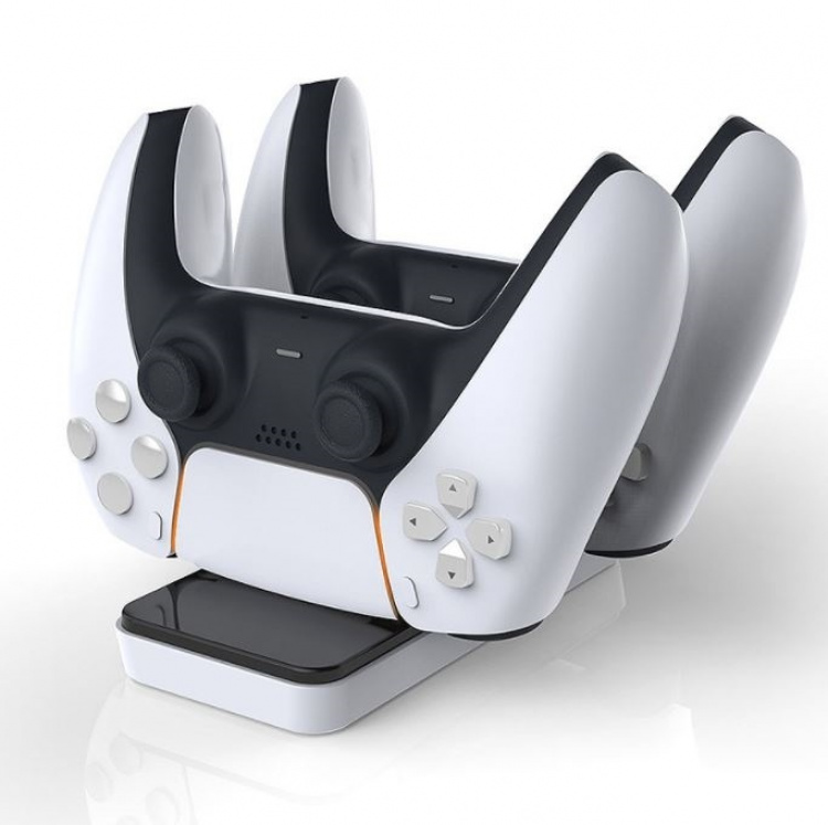 Dobe Dobbelt Opladningsstation til 2 PS5 DualSense Controllere