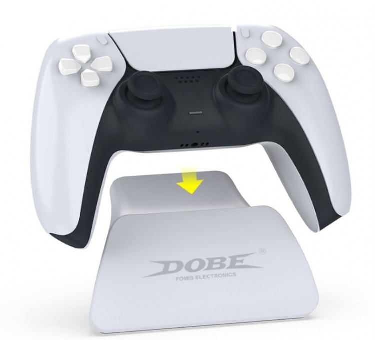 Dobe Stativ til PS5 DualSense controller, Hvid