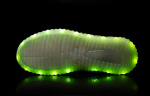 LED Sneakers med snørebånd str. 33, Sorte