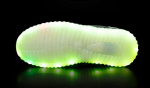 LED Sneakers med snørebånd str. 33, Sorte