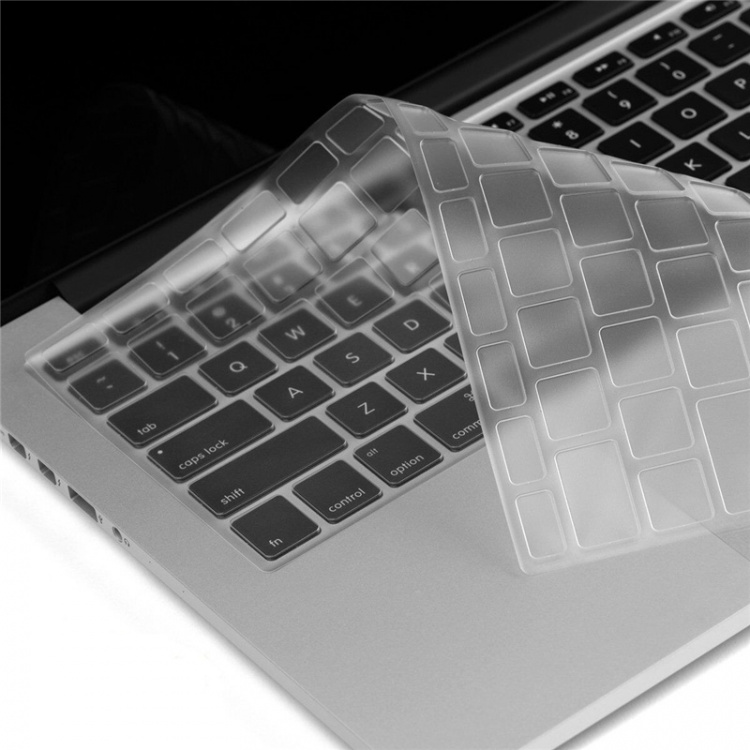 Silikone cover til tastatur, MacBook Pro 13.3, Transparent
