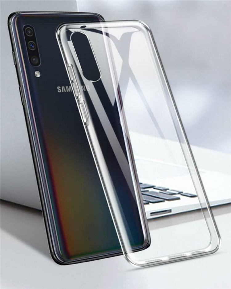 Transparent TPU-etui til Galaxy A50/A50s/A30s
