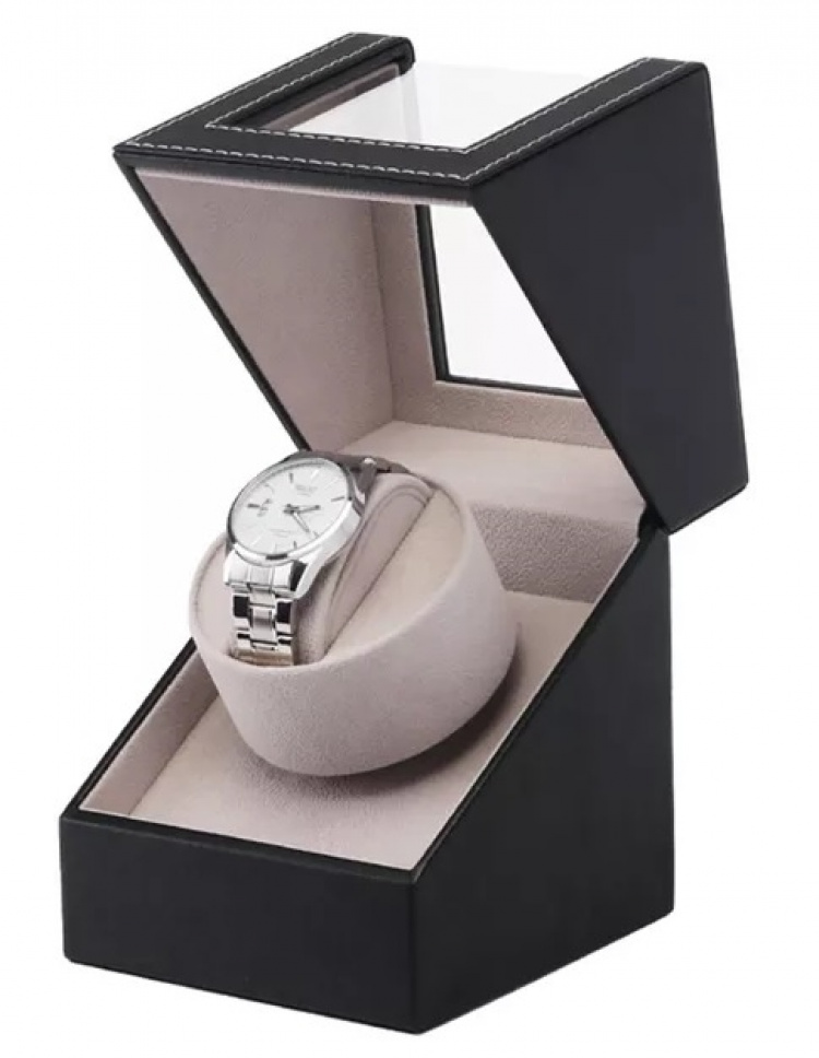 Watch winder/klocksnurra, Svart