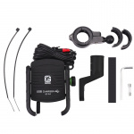 Mobilholder til motorcykel med QC3.0 Hurtigopladning, Sort Mobilholder til motorcykel med QC3.0 Hurtigopladning, Sort