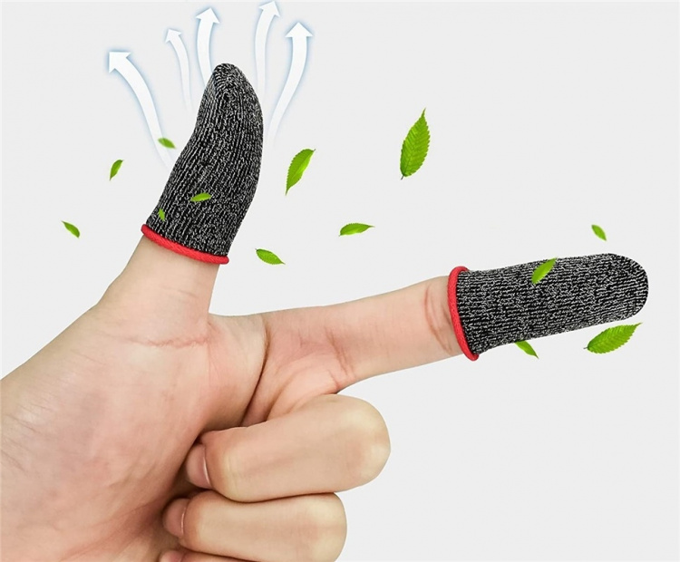 Finger sleeve til mobilspil, 2-pak