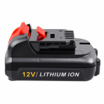 Ersättningsbatteri till Dewalt elverktyg, 12V, 2Ah