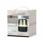 Højttaler TRANSPARENT SMOKE med stofpanel og flerfarvet LED Højttaler TRANSPARENT SMOKE med stofpanel og flerfarvet LED