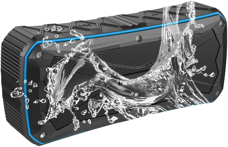 Vandtæt højttaler + Silikone bærerem