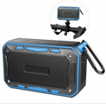 Vandafvisende højttaler med karabinhage og cykelholder Vandafvisende højttaler med karabinhage og cykelholder