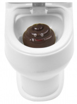 Sprøjtende joke toilet