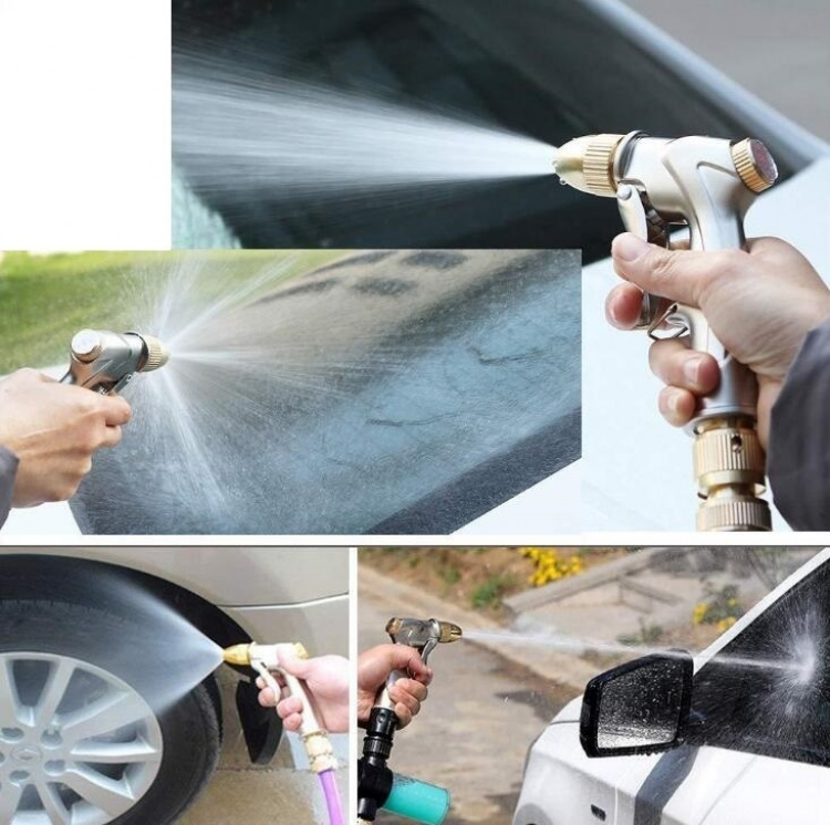 Højtryksmundstykke til vandslange, metal