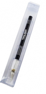 Hobbykniv i aluminium, Sort