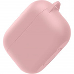 Silikone beskyttelsescover med krog til Airpods Pro, Pink