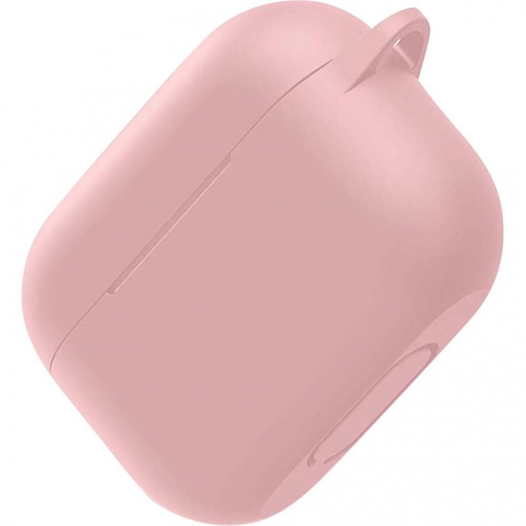 Silikone beskyttelsescover med krog til Airpods Pro, Pink