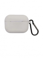 Silikoneskal med krog til Airpods Pro, Taupe