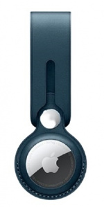 PU-læderetui til Airtag, Blå