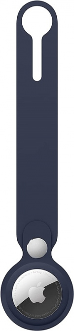 PU-læderetui til Airtag, Blå