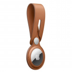 PU-læderetui til Airtag, Brun