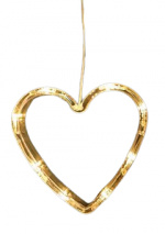 Julepynt LED lys, Hjerte