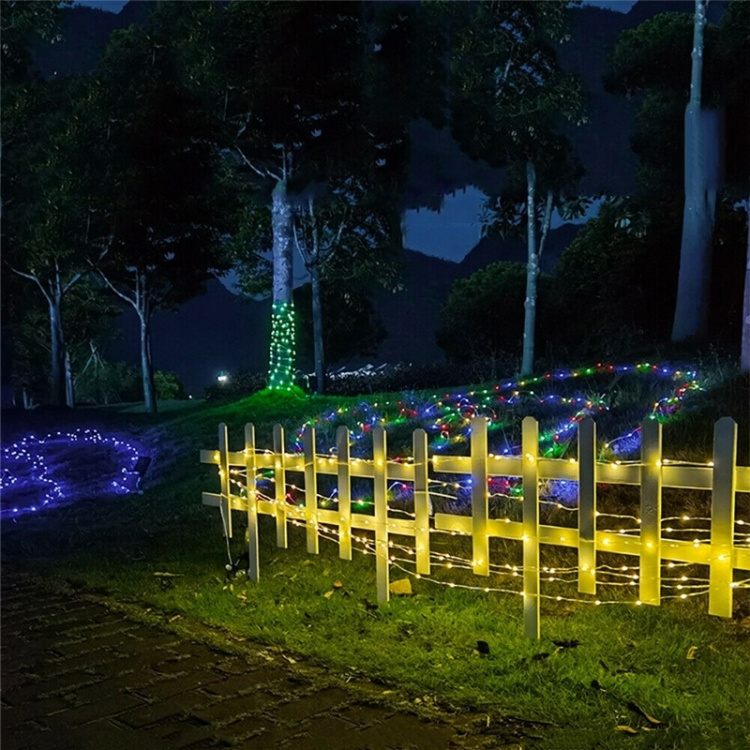 Lyskæde der blinker i 3 mønstre, varm hvid