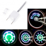 Cykelhjulsbelysning med 40 mønstre og 5 ord