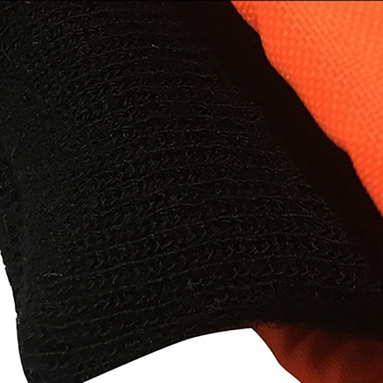 Skihandsker i varsel-farver med reflekser, Orange, Størrelse L