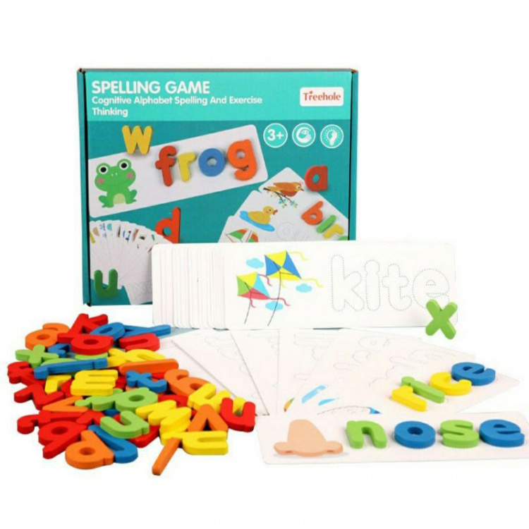 Lær engelsk - stavningsspil for børn