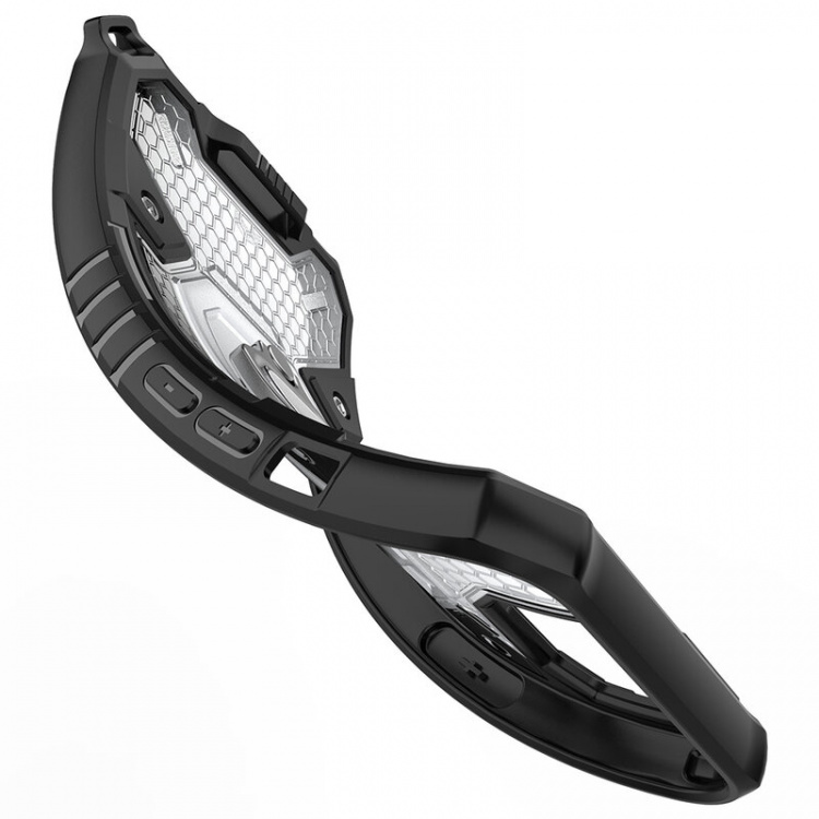 Robust skal til iPhone 13, Sort/lilla