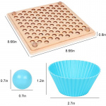 Pædagogiskt spil til farve- og formindlæring