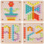 Pædagogiskt spil til farve- og formindlæring