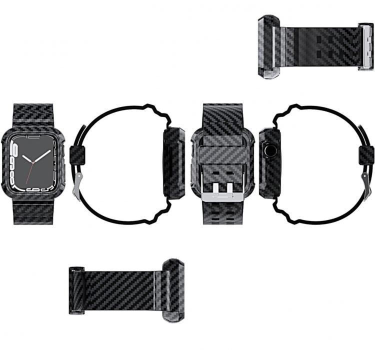 Erstatningsrem til Apple Watch 38/40/41mm, Sort Erstatningsrem til Apple Watch 38/40/41mm, Sort