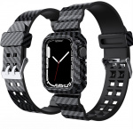 Erstatningsrem til Apple Watch 42/44/45mm, Sort