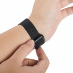 Silikoneur til Apple Watch 42/44/45mm, Sort