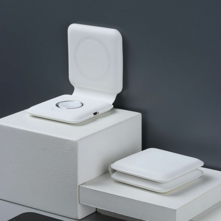 Dobbelt magnetisk trådløs oplader