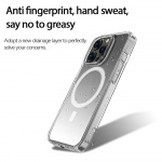 Gennemsigtigt etui med understøttelse af magnetisk opladning, iPhone 13