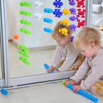 Byggklossar i silikon med sugproppar, 24 st