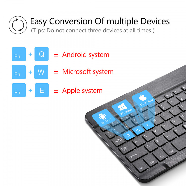 Etui til iPad Mini 6 med Bluetooth-tastatur