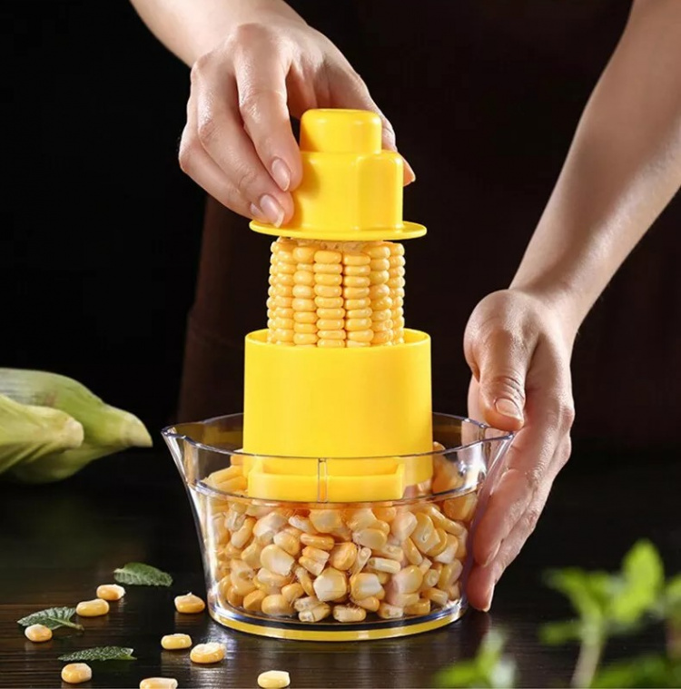 Majsskræller med kop, Gul