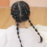 2000-pak Børnehårsnore, flerfarvede