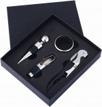 Proptrækkersæt (vinskænker, søhestekniv, vinring, vinprop) Proptrækkersæt (vinskænker, søhestekniv, vinring, vinprop)