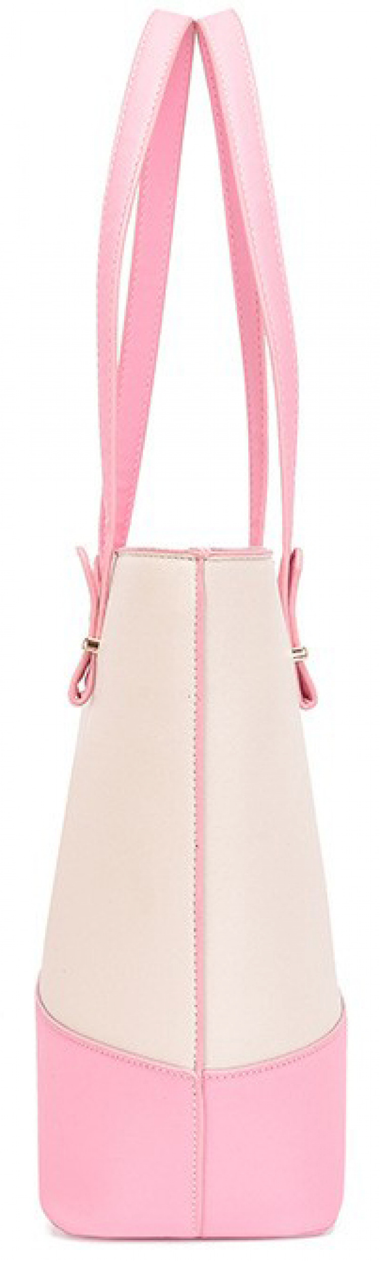 Håndtasker, Beige Pink med gulddetaljer