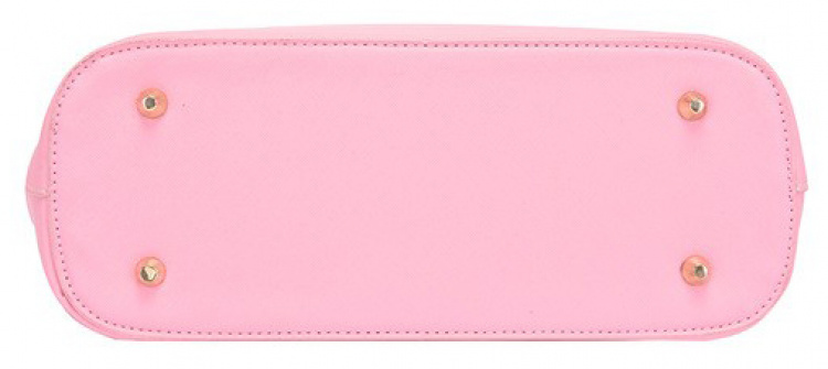 Håndtasker, Beige Pink med gulddetaljer