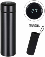 Smart rejsetermoflaske med smart LCD-touchskærms temperaturvisning