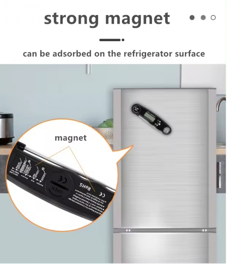 Kødtermometer, Sort