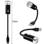 USB-lampe, der giver stjernehimmel atmosfære i bilen, rødt lys