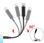 Atmosfærelampe, lilla stjernehimmel