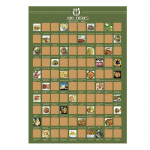 100 Madretter Bucket List Plakat