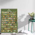 100 Madretter Bucket List Plakat