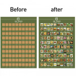 100 Madretter Bucket List Plakat