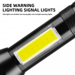 Lommelygte med nødhammer